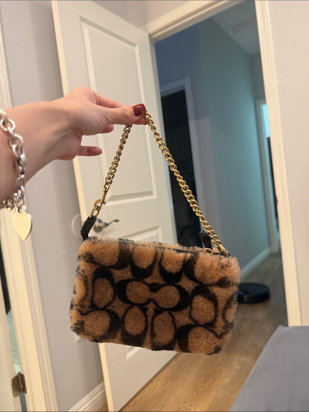 Coach Mini Fuzzy Nolita Signature